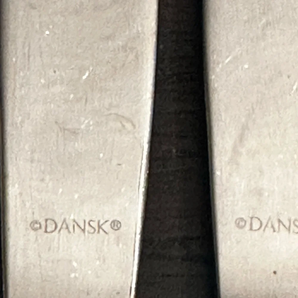 Dansk ESCAPADE Stainless Flatware 6 Dinner Knives 9”